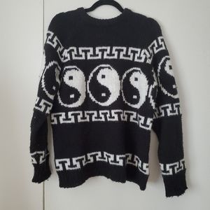 Urban Outfitters Yin & Yang Sweater ☯️